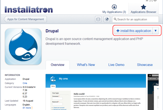 drupal install module